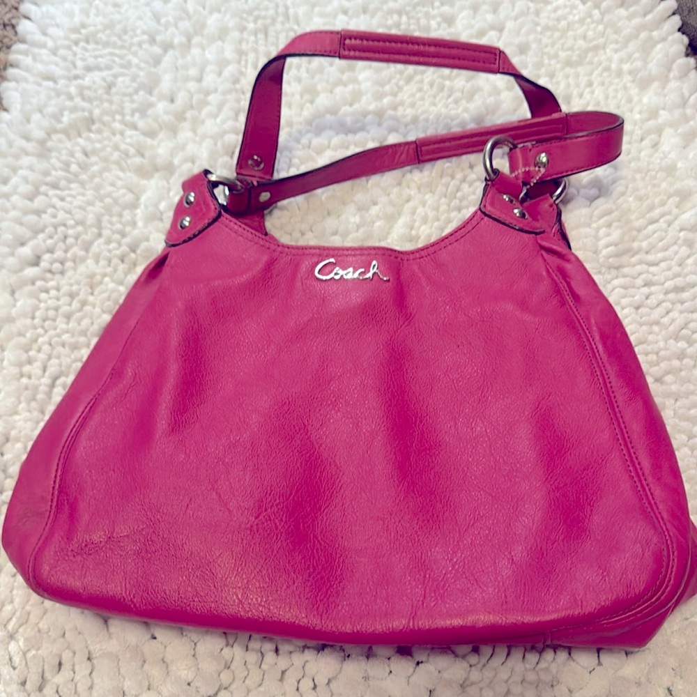 Pink Coach purse